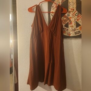 GAP Rust V-Neck Dress